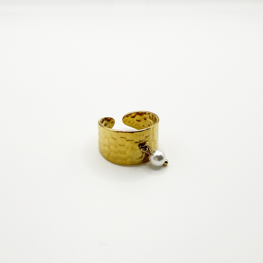 Bague perlé